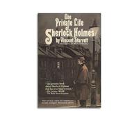 HAUEYQWUEGG Póster de la película The Private Life of Sherlock Holmes 1 para pared, lienzo vintage para sala de estar, dormitorio, 40 x 60 cm, estilo sin marco