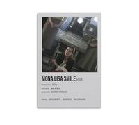 HAUEYQWUEGG Póster de Mona Lisa Smile para pared, lienzo vintage para sala de estar, dormitorio, 60 x 90 cm, estilo sin marco