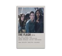 HAUEYQWUEGG Póster de The Flash para pared, lienzo vintage para sala de estar, dormitorio, 20 x 30 cm, estilo sin marco
