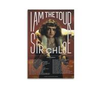 HAUEYQWUEGG Sir Chloe 2023 Tour Poster Estético Arte de Pared Lienzo Póster Vintage Pintura Decorativa para la Decoración de la Habitación 24 x 36 Pulgadas (60 x 90 cm) Estilo Unframe