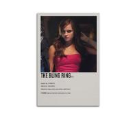 HAUEYQWUEGG The Bling Ring 2013(2) Póster Estético Arte de Pared Lienzo Póster Vintage Pintura Decorativa para la Decoración de la Habitación 24x36inch(60x90cm) Estilo Unframe