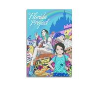 HAUEYQWUEGG The Florida Project Movie Poster Estética Arte de Pared Lienzo Póster Vintage Pintura Decorativa para la Decoración de la Habitación 08 x 12 Pulgadas (20 x 30 cm) Estilo Unframe