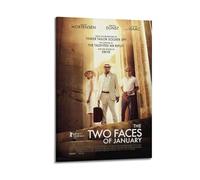 HAUEYQWUEGG The Two Faces of January Poster Estética Arte de Pared Lienzo Póster Vintage Pintura Decorativa para la Decoración de la Habitación 30x45 cm Estilo Marco