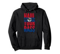 Haul Your Rass Creole Kriol Belice Pride Afro Pride Bandera Sudadera con Capucha