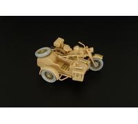 Hauler Models HLX48358 - 1:48 Alemán Motorcycle&sidecar (Tamiya) - Accesorio