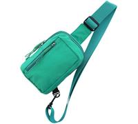 HAUMAUH Bolso Hombre Mano de Pequeño Pecho para Bandolera - Viajar Desplazamientos Diarios Pasear Perros Caminar Festival Actividades Al Aire Libre Deportes