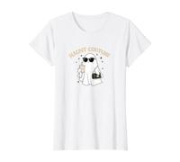 Haunt Couture Lindo Fantasma Café Halloween Verano Moda Camiseta gráfica económica, Mujer, Blanco, S