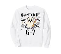 Haunted by 6-7 Funny Teacher 67 Halloween Six Seven Ghost 67 Sudadera