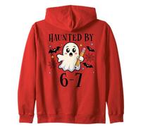 Haunted by 6-7 Funny Teacher 67 Halloween Six Seven Ghost 67 Sudadera con Capucha