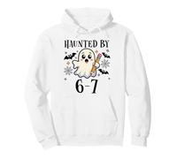 Haunted by 6-7 Funny Teacher 67 Halloween Six Seven Ghost 67 Sudadera con Capucha
