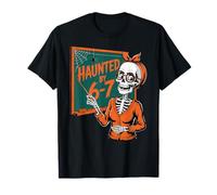 Haunted by 6-7 Math Teacher Halloween Skeleton Camiseta