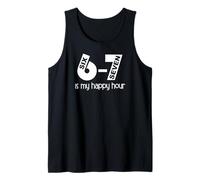 Haunted by 6-7 Six Seven 67 Sayings 6 7 Numbers 6 & 7 Hours Camiseta sin Mangas