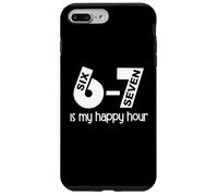 Haunted by 6-7 Six Seven 67 Sayings 6 7 Numbers 6 & 7 Hours Carcasa para iPhone 7 Plus/8 Plus