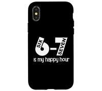 Haunted by 6-7 Six Seven 67 Sayings 6 7 Numbers 6 & 7 Hours Carcasa para iPhone X/XS