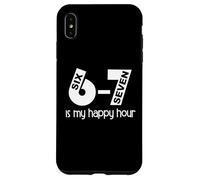 Haunted by 6-7 Six Seven 67 Sayings 6 7 Numbers 6 & 7 Hours Carcasa para iPhone XS MAX