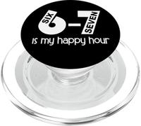 Haunted by 6-7 Six Seven 67 Sayings 6 7 Numbers 6 & 7 Hours PopSockets PopGrip para MagSafe