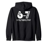 Haunted by 6-7 Six Seven 67 Sayings 6 7 Numbers 6 & 7 Hours Sudadera con Capucha