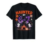 Haunted by 67 Divertido Meme de Halloween Ghost Pumpkin Six Seven Camiseta