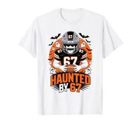 Haunted by 67 Funny Six Seven Meme Spooky Football Halloween Camiseta