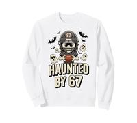 Haunted by 67 Funny Six Seven Meme Spooky Football Halloween Sudadera