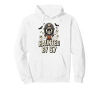 Haunted by 67 Funny Six Seven Meme Spooky Football Halloween Sudadera con Capucha