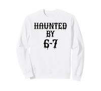 Haunted by 67 Halloween Funny Six Seven Meme Gen Alpha Z 6-7 Sudadera