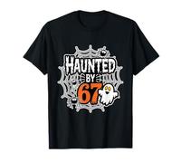 Haunted by 67 Meme Divertido Araña Fantasma Espectacular Halloween Camiseta