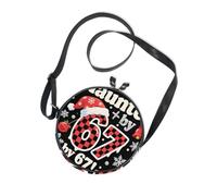 Haunted by Six Seven - Bolso bandolera para mujer, con correa ajustable, bolso pequeño para ir de compras, bolso de mensajero de lona