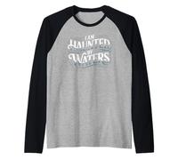 Haunted by Waters Pesca con Mosca Camiseta Manga Raglan