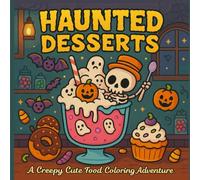 Haunted Desserts: A Spooky Cute Halloween Food Coloring Book with Creepy Cakes, Haunted Donuts & Kawaii Sweet Treats for Teens and Adults Who Love ... Fun & Creepy Cute Art (CREEPY SPOOKY SERIES)
