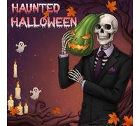 Haunted Halloween: A Horror-Themed Halloween Coloring Journey for Grown-Ups