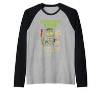 Haunted House Actor Scare Squad Horror Crew Temporada Espeluznante Camiseta Manga Raglan