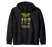 Haunted House Actor Scare Squad Horror Crew Temporada Espeluznante Sudadera con Capucha