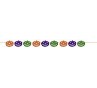 Haunted House - Guirnalda Calabaza Fieltro, 2 m (Rubie'S Spain S4336)