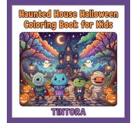 Haunted House Halloween Coloring Book for Kids: 52 Spooky and Adorable Halloween Scenes to Color for Boys and Girls Ages 3-10