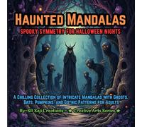 Haunted Mandalas: Spooky Symmetry for Halloween Nights: A Chilling Collection of Intricate Mandalas with Ghosts, Bats, Pumpkins, and Gothic Patterns for Adults