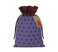 Haunted Mansion - Bolsa de regalo de gran capacidad de 4.7 x 6.9 pulgadas con cordón para tus preciosos regalos de Halloween, 1 unidad