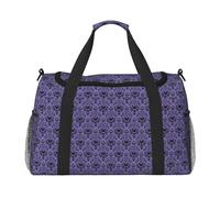Haunted Mansion - Bolsa de viaje de gran capacidad, con estampado de mansión encantada, para uso diario, elegante y funcional, Negro -, Talla única