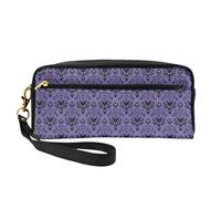 Haunted Mansion - Estuche para lápices con estampado de mansión encantada, bolsa de maquillaje para accesorios, artículos de papelería, artículos de aseo y compañero de viaje