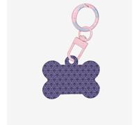 Haunted Mansion - Etiquetas de identificación con forma de hueso de perro, doble cara, con llavero para mascotas