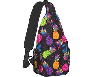 Haunted-Mansion Sling Bag Crossbody Travel Senderismo Chest Backpack One Shoulder Daypack para Mujeres Hombres Unisex Ciclismo Gimnasio