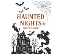 Haunted Nights - Spooky Halloween Notebook: A spooky minimalist journal for creative writing, daily notes, and October reflections.