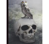 Haunted Owl Skull Composition Notebook | Matte Cover: Creepy Gothic School Notebook - 120 Pages, College Ruled, 7.5 x 9.25 in - Horror-Inspired ... Writing, and Dark Academia Aesthetics