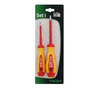 Haupa 101879 - Juego destornillador pozidriv/fluorescente(2u)