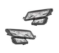 Hauptscheinwerfer-Set Izquierda Derecha H8 H7 / H7 W5W PWY24W HELLA para Skoda