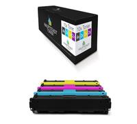 HAUPTSTADT TONER DarkSerie - Tóner compatible con HP Laserjet Pro CM1411 CM1412 CM1413 CM1415 CM1416 CM1417 CM1418 sustituye a CE320A-23A 128A