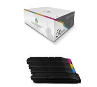 HAUPTSTADT TONER Juego de 5 cartuchos de tóner XXL compatibles con Kyocera TASKalfa 306ci 307ci sustituye a TK-5195