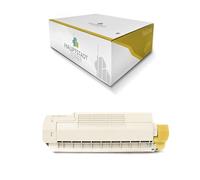 HAUPTSTADT TONER Tóner amarillo XXL compatible con Oki C532 C542 MC563 MC573 sustituye a 46490605 46490401 con aprox. 6000 páginas