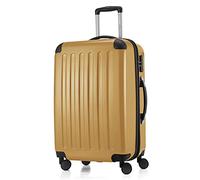 HAUPTSTADTKOFFER - Alex - Equipaje de Viaje, Maleta rígida, Trolley expandible, 4 Ruedas Dobles, 65 cm, 74 litros, Oro de otoño