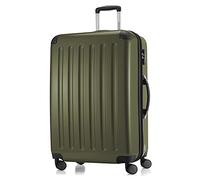 HAUPTSTADTKOFFER - Alex - Equipaje de Viaje, Maleta rígida, Trolley expandible, 4 Ruedas Dobles, 75 cm, 119 litros, Palta